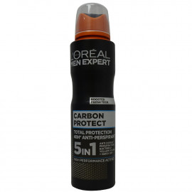 L'Oreal men expert spray deodorant 150 ml. Carbon Ice.