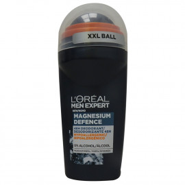 L'Oreal men expert roll-on deodorant 50 ml. Magnesium defence.