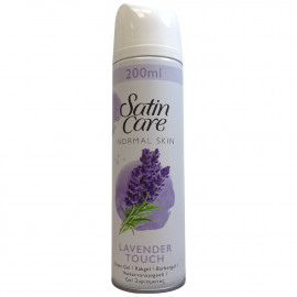 Gillette gel 200 ml. Satin care pure & delicate lavender.