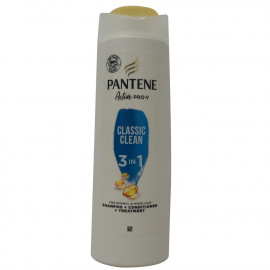 Pantene shampoo 400 ml. 3 en 1 Classic clean.
