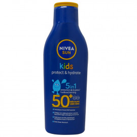 Nivea Sun leche solar 200 ml. Protección 50 niños.