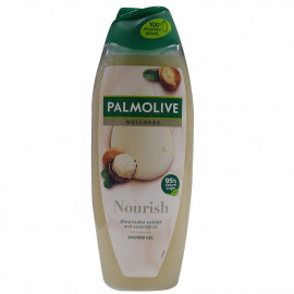 Palmolive gel 650 ml. Extracto de manteca de karité y aceites esenciales.