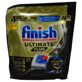 Finish dishwasher powerball 28 u. All in one ultimate plus.