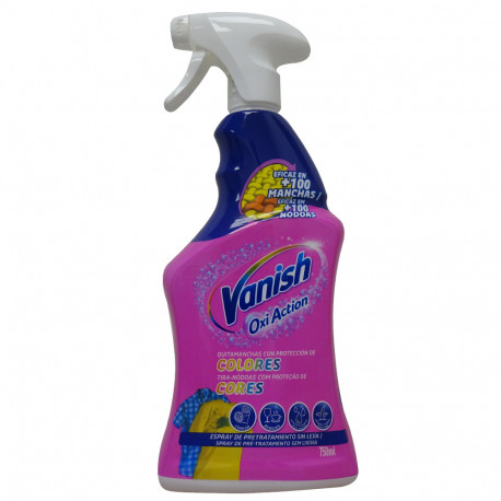 Vanish Oxi Action stain remover spray 750 ml. Pink.