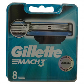 Gillette Mach 3 cuchillas 8 u.