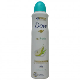 Dove desodorante spray 250 ml. Go Fresh pera y Aloe Vera.