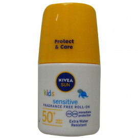 Nivea Sun roll-on 50 ml. Protección 50 niños pieles sensibles.