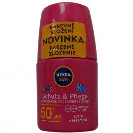 Nivea Sun roll-on 50 ml. Protection 50 children pink.