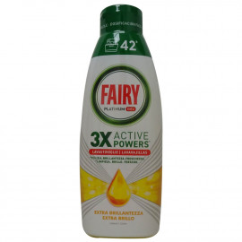 Fairy dishwasher gel machine 840 ml. Platinum lemon.