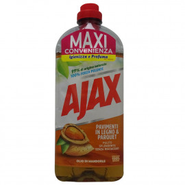 Ajax clean floor 1,25 l. Almond oil for wood and parquet.