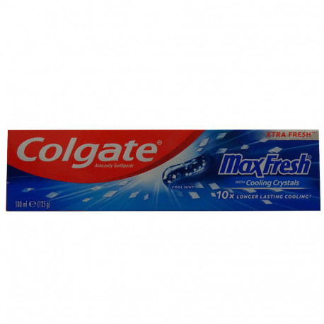 Colgate toothpaste 100 ml. Max fresh cool mint.