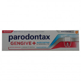 Parodontax pasta de dientes 75 ml. Flúor Blanqueador + Encías + Sensibilidad.