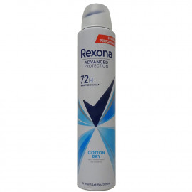 Rexona deodorant spray 200 ml. Advanced protection cotton dry.