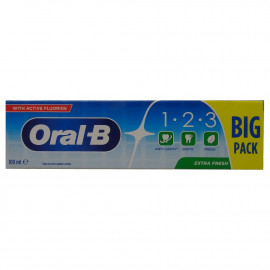 Oral B toothpaste 100 ml. 123 extra fresh.
