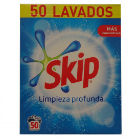 Skip powder detergent 50 dose. Deep cleaning.