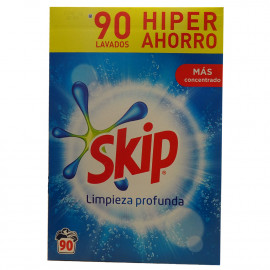 Skip powder detergent 90 dose. Deep cleaning.