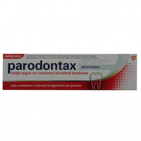Parodontax toothpaste 75 ml. Whitening.