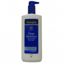 Neutrogena body lotion 400 ml. Dry skin fast absorbing.