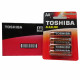 Toshiba battery 4 u. AAA alcaline LR03. Minibox.