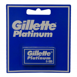 Gillette platinum cuchillas. (nuevo formato).