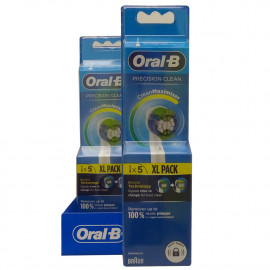 Oral B recambio cepillo de dientes eléctrico 5 u. Precisión Clean.