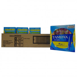Tampax compak pearl 4X18 u. Regular (pack indivisible).