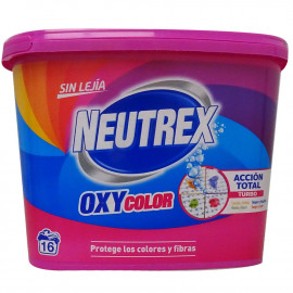 Neutrex Oxy quitamanchas 560 gr. 16 dosis. Color.