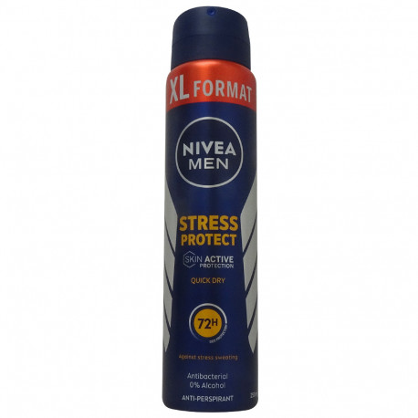 Nivea desodorante spray 250 ml. Men Stress Protect.