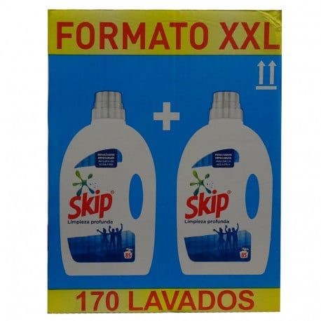 Skip detergente líquido duplo 85+85 dosis 2X3,825 l.