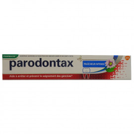 Parodontax pasta de dientes 75 ml. Frescor intenso.