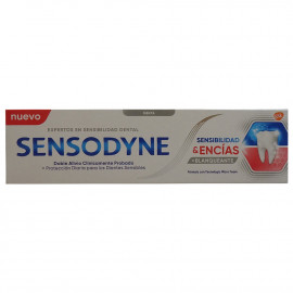 Sensodyne pasta de dientes 75 ml. Sensibilidad y encías blanqueador.