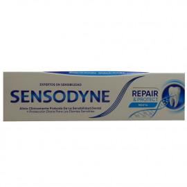 Sensodyne toothpaste 75 ml. Repair & protect.