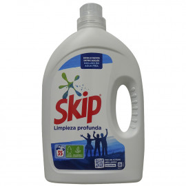 Skip liquid detergent 35 dose. Deep cleaning.