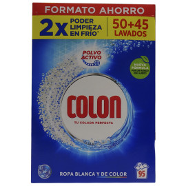 Colon detergente en polvo 50+45 dosis 4,75 kg.