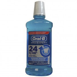 Oral B display 864 X 500 ml. Mouthwash fresh mint.