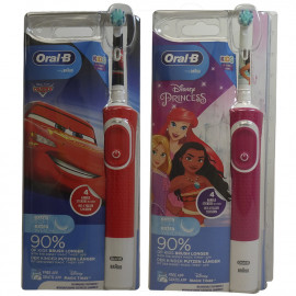 Oral B electric toothbrush refill display 6 u. Cars & Princess extra soft.
