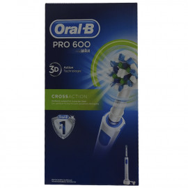 Oral B cepillo de dientes eléctrico 1 u. Pro 600 Cross Action.