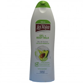 La Toja gel + body milk 550 ml. Avocado.