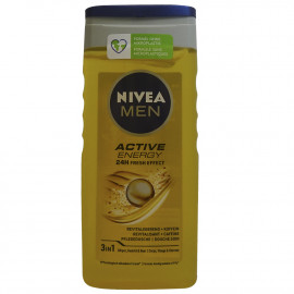Nivea shower gel 250 ml. Men active energy boost.