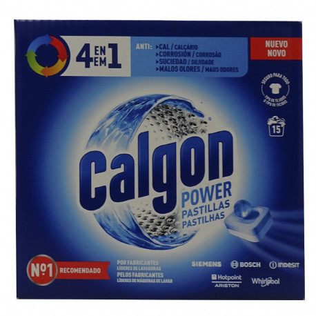 Calgon tablets powerball 195 gr. 4 in 1 - 15 u.