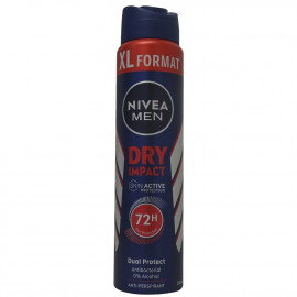 Nivea deodorant spray 250 ml. Men dry impact.