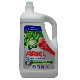 Ariel detergente gel 100 dosis 5 l. Fórmula profesional.