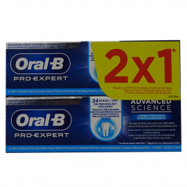 Oral B pasta de dientes 2X75 ml. Pro-expert.