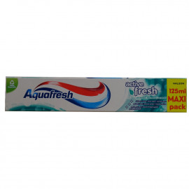 Aquafresh toothpaste 125 ml. Active fresh.