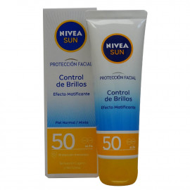 Nivea Sun cream 50 ml. Protection 50 anti-shine.