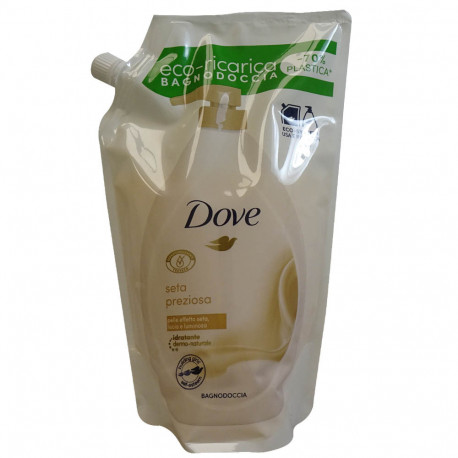 Dove gel de baño 720 ml. Eco-recambio seda.