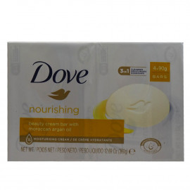 Dove bar soap 4X90 gr. Argan oil.