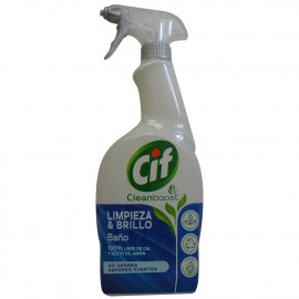 Cif clean y brightness spray 750 ml. Bath anti-lime.