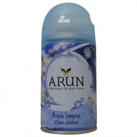 Arun air freshener refill 250 ml. Clean clothes.