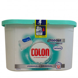 Colon detergent in tabs 12 u. All in one Nenuco.